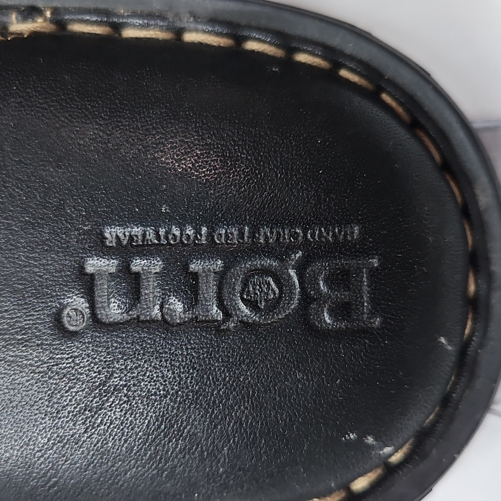 Born Womens Black Leather Sandals Size 10 - Picture 2 of 7